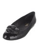 Chanel Interlocking CC Logo Leather Flats