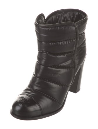 Chanel 2011 Interlocking CC Logo Boots