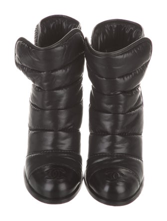 Chanel 2011 Interlocking CC Logo Boots