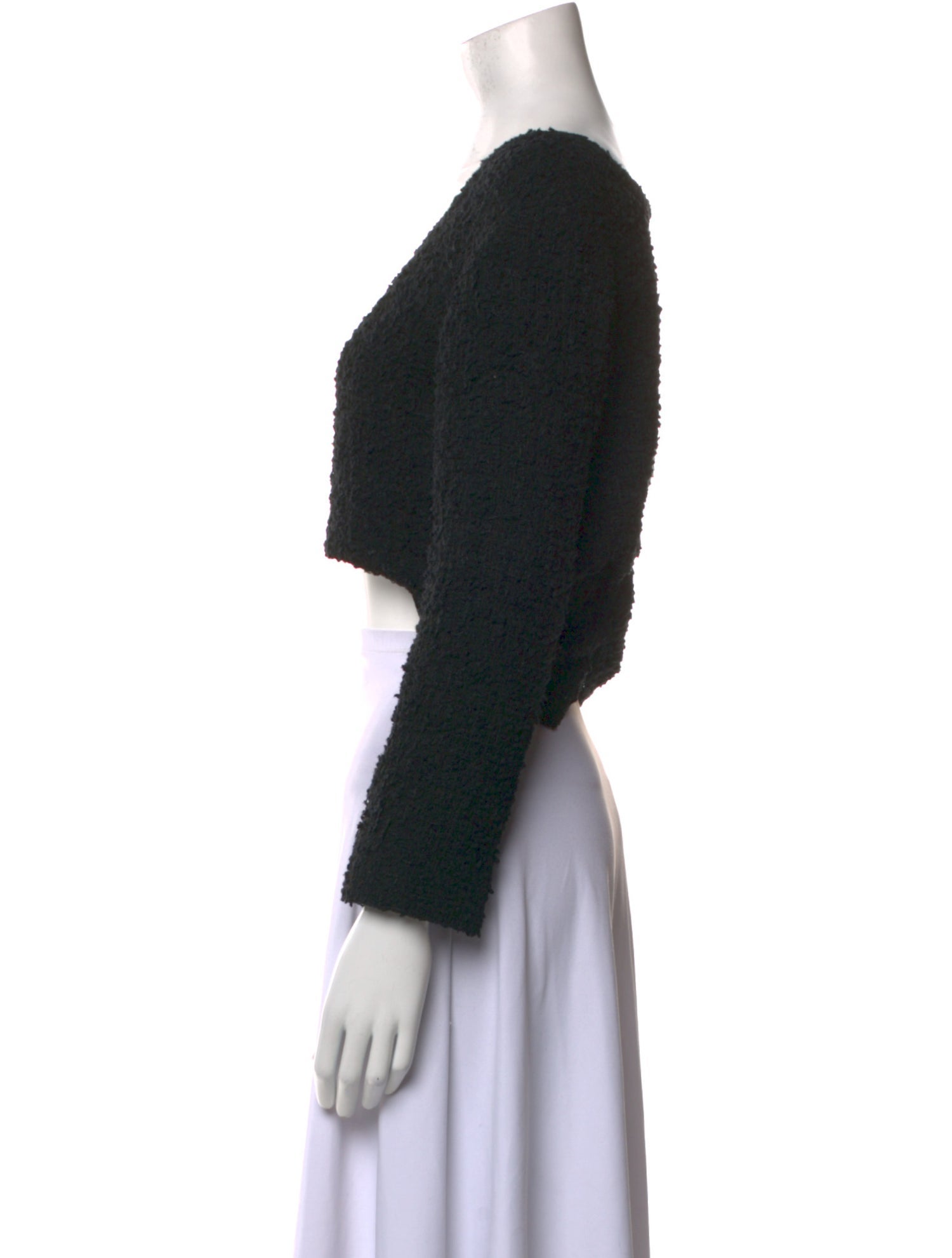 Chanel 2021 V-Neck Crop Top