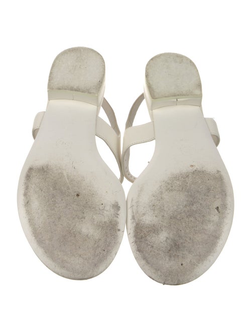 Chanel 2022 Interlocking CC Logo T-Strap Sandals