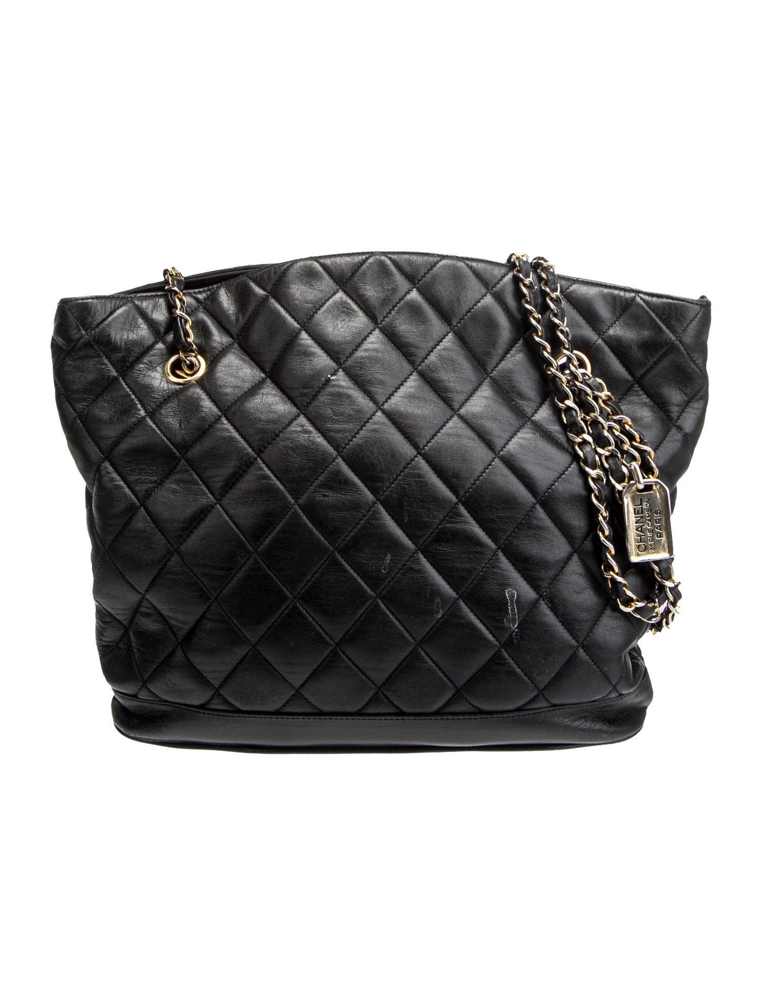 Chanel Quilted Chain Tote