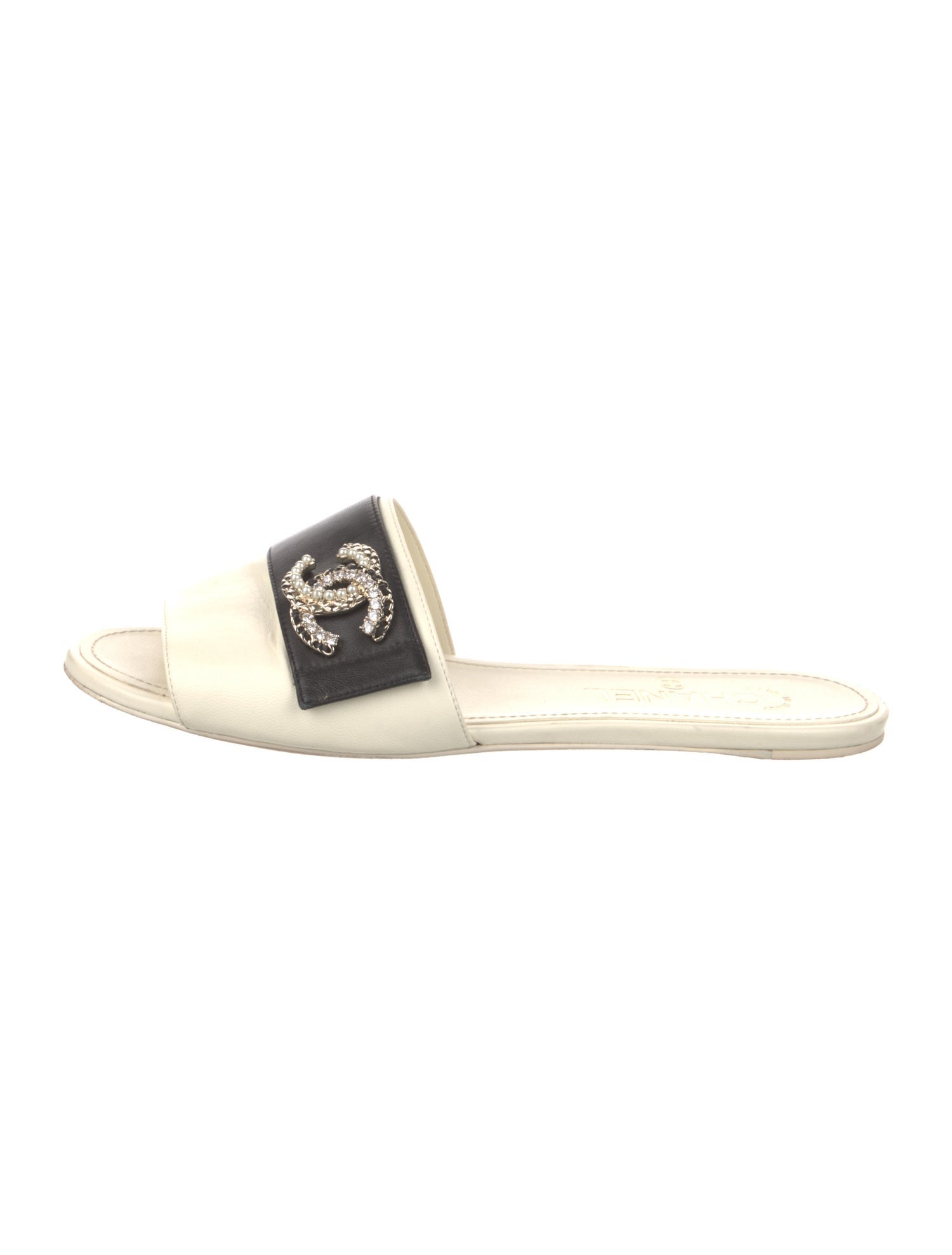 Chanel 2023 Interlocking CC Logo Slides