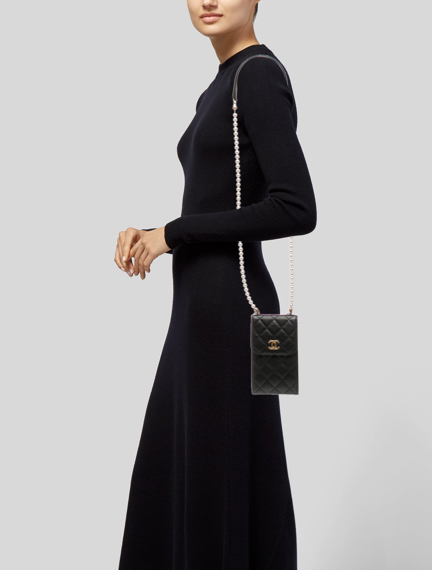 Chanel Chic Pearls Phone Holder