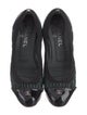 Chanel 2009 Interlocking CC Logo Ballet Flats