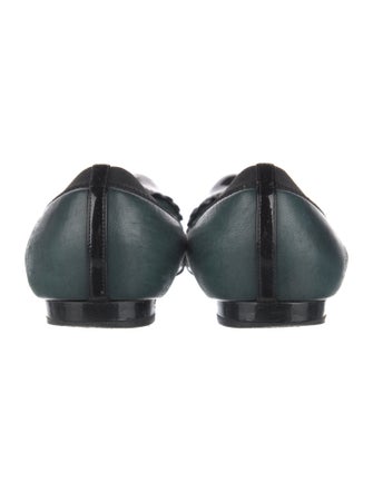 Chanel 2009 Interlocking CC Logo Ballet Flats