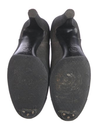 Chanel 2010's Interlocking CC Logo Chelsea Boots