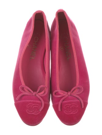 Chanel 2021 Interlocking CC Logo Ballet Flats