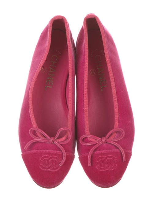 Chanel 2021 Interlocking CC Logo Ballet Flats