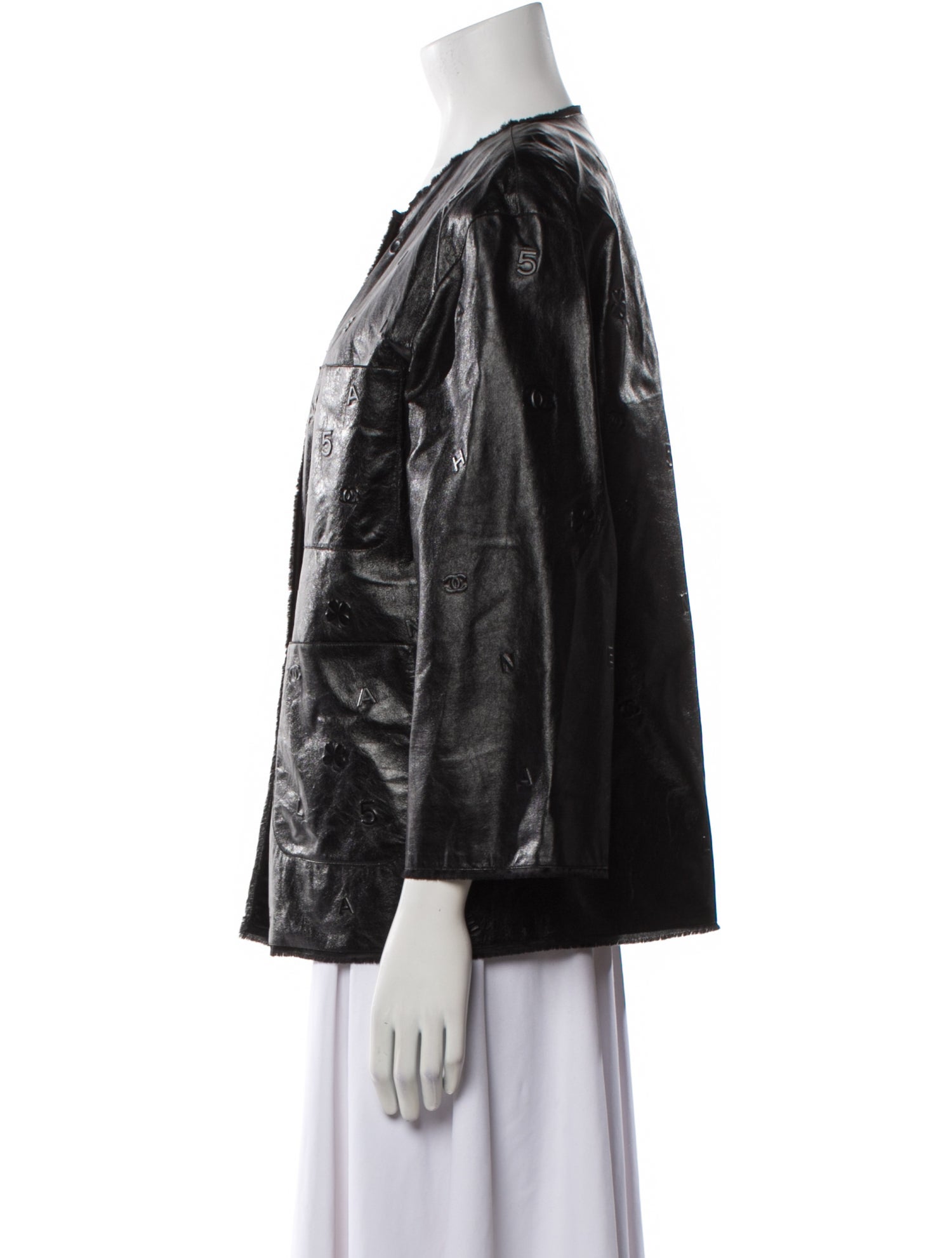 Chanel 2014 Leather Evening Jacket