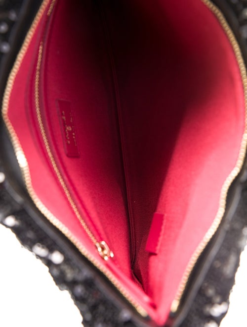 Chanel Large Sequin Quilt 19 O-Case