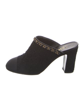 Chanel 2017 Interlocking CC Logo Mules