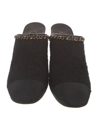 Chanel 2017 Interlocking CC Logo Mules
