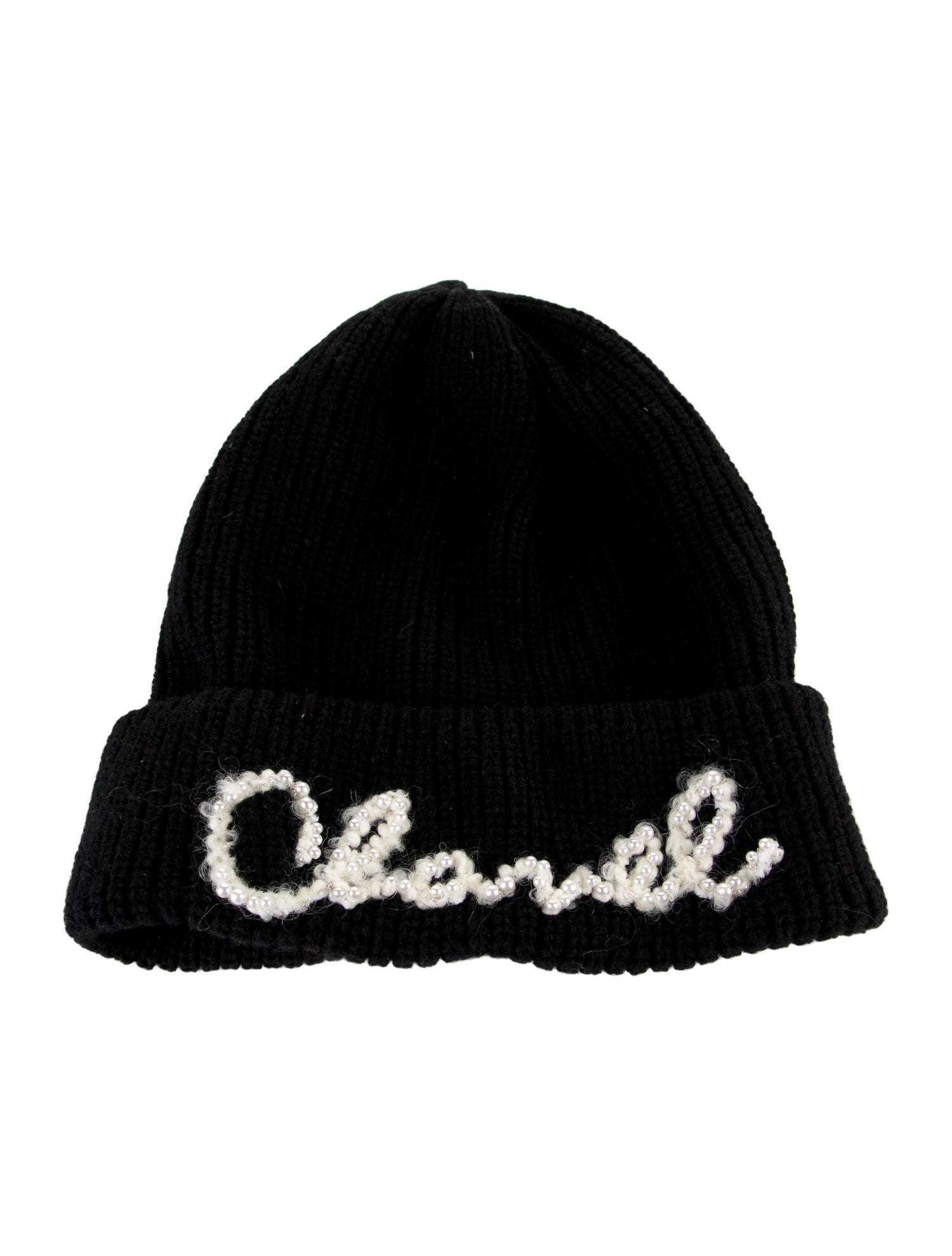 Chanel Cashmere Logo Beanie