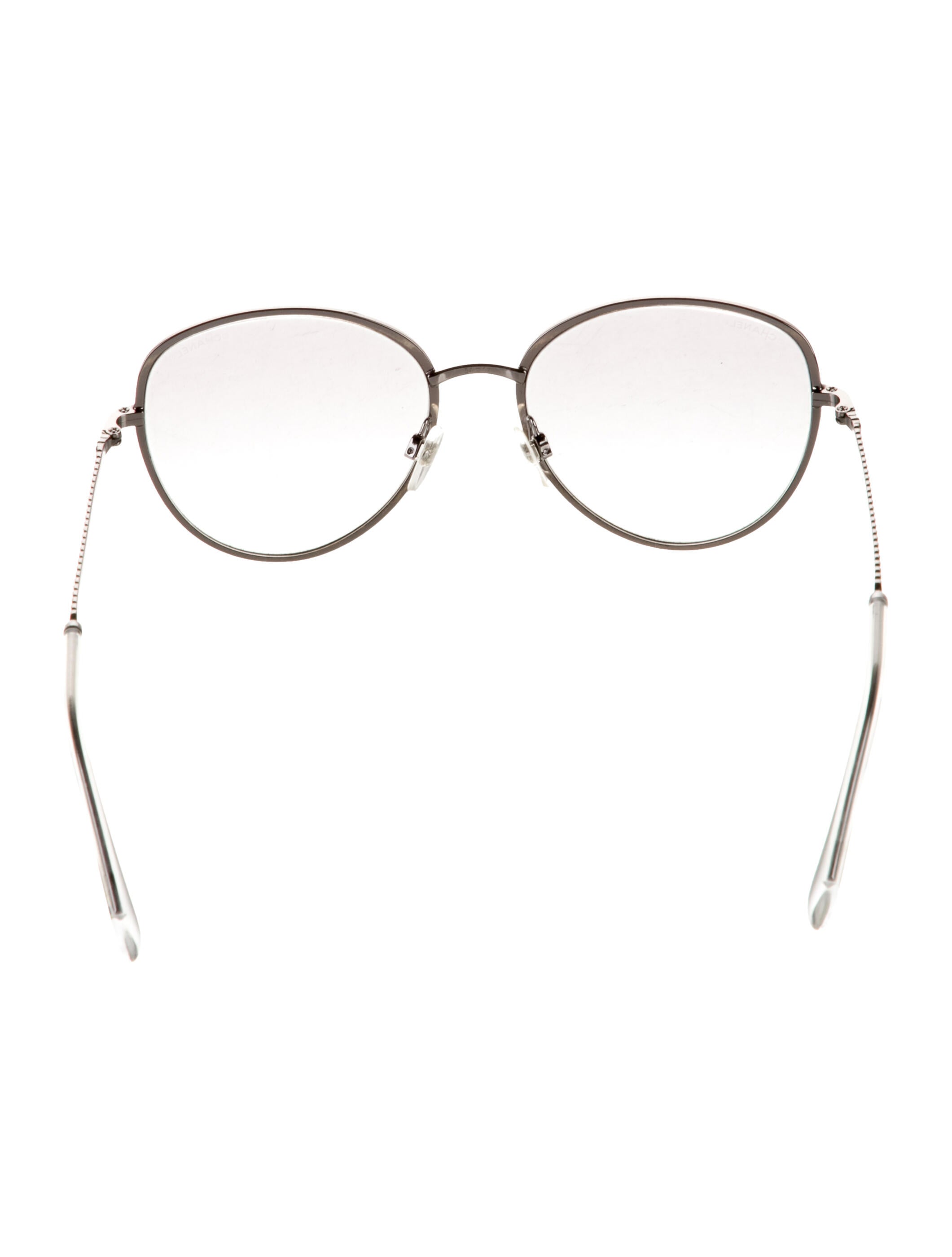 Chanel Interlocking CC Logo Round Sunglasses