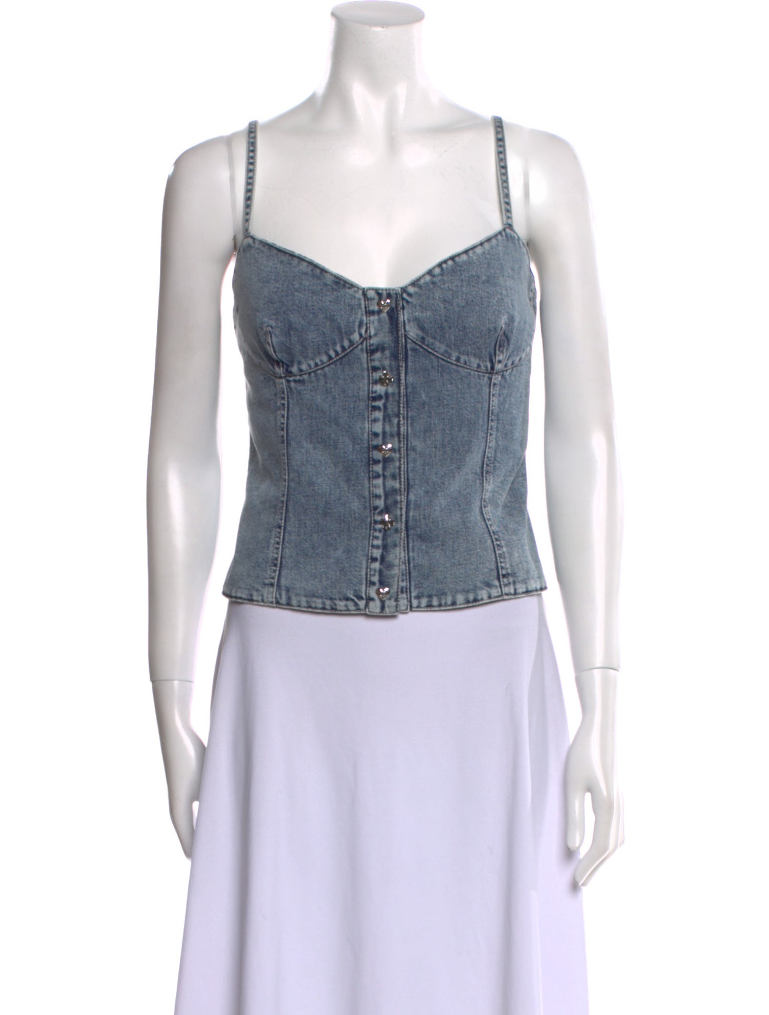 Chanel 2025 Square Neckline Crop Top