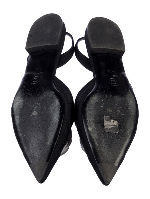 Chanel 2021 Interlocking CC Logo Slingback Flats