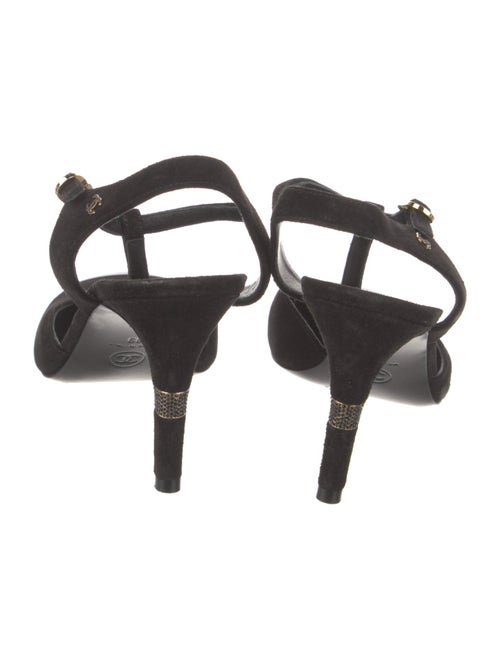 Chanel 2022 Interlocking CC Logo T-Strap Pumps