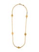 Chanel Vintage CC Station Necklace
