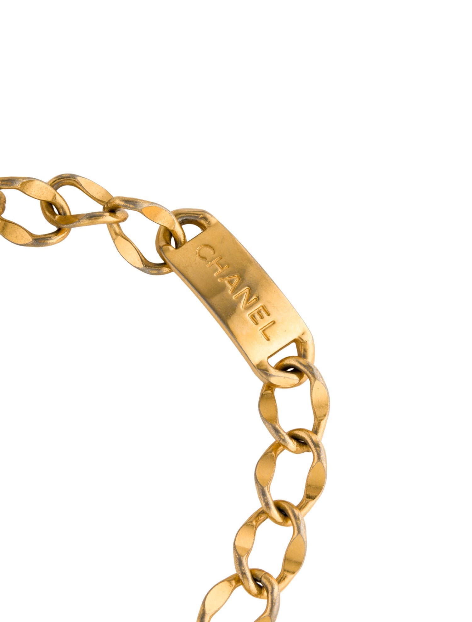 Chanel Vintage Chain-Link Accent Waist Belt