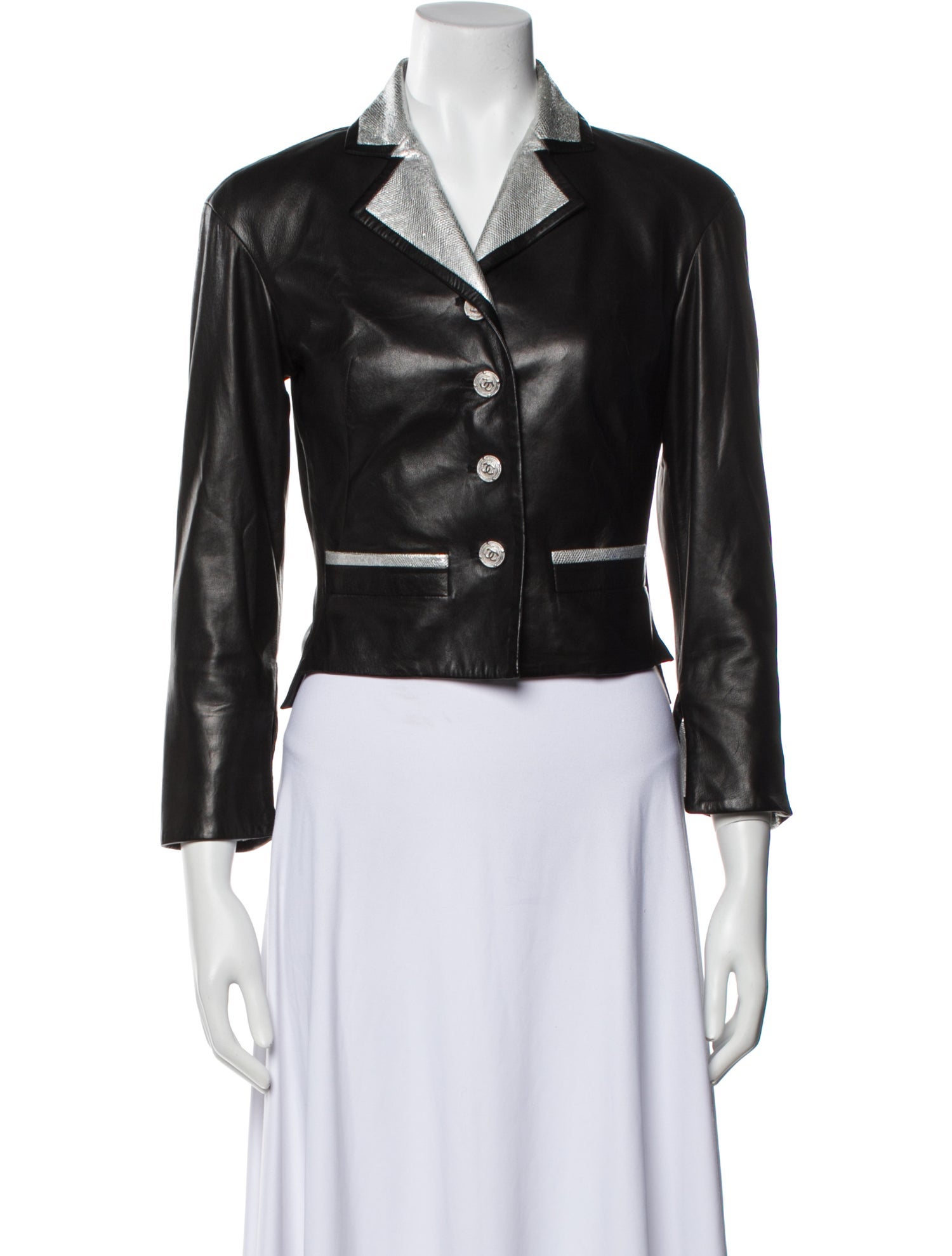 Chanel 2012 Leather Biker Jacket