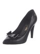 Chanel Interlocking CC Logo Leather Pumps