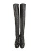 Chanel Interlocking CC Logo Leather Boots