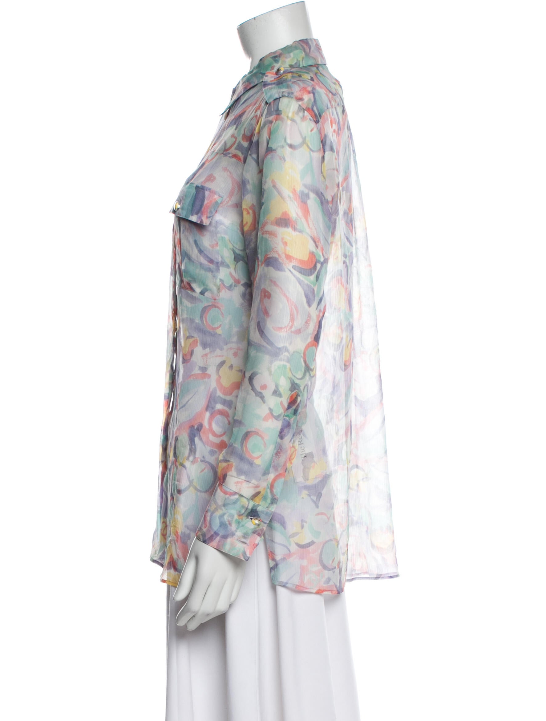 Chanel 2011 Silk Blouse