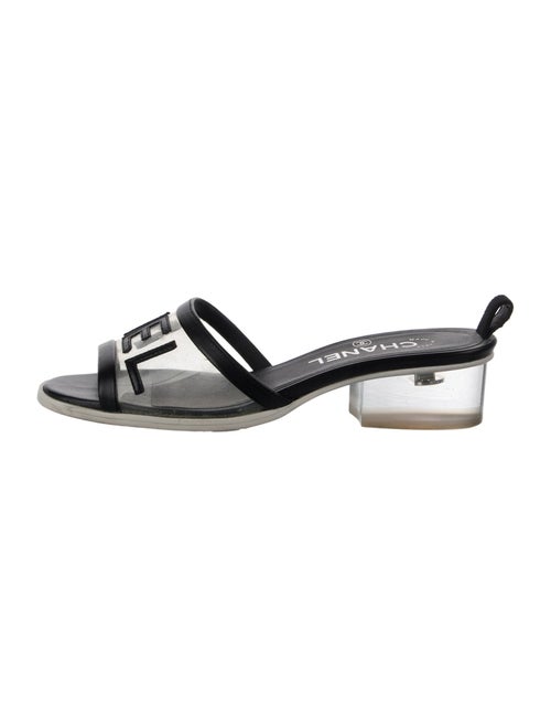 Chanel 2019 Interlocking CC Logo Slingback Sandals