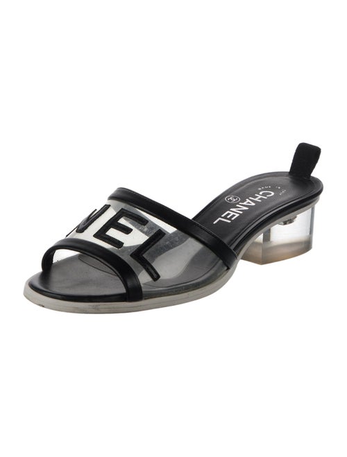 Chanel 2019 Interlocking CC Logo Slingback Sandals