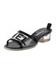 Chanel 2019 Interlocking CC Logo Slingback Sandals
