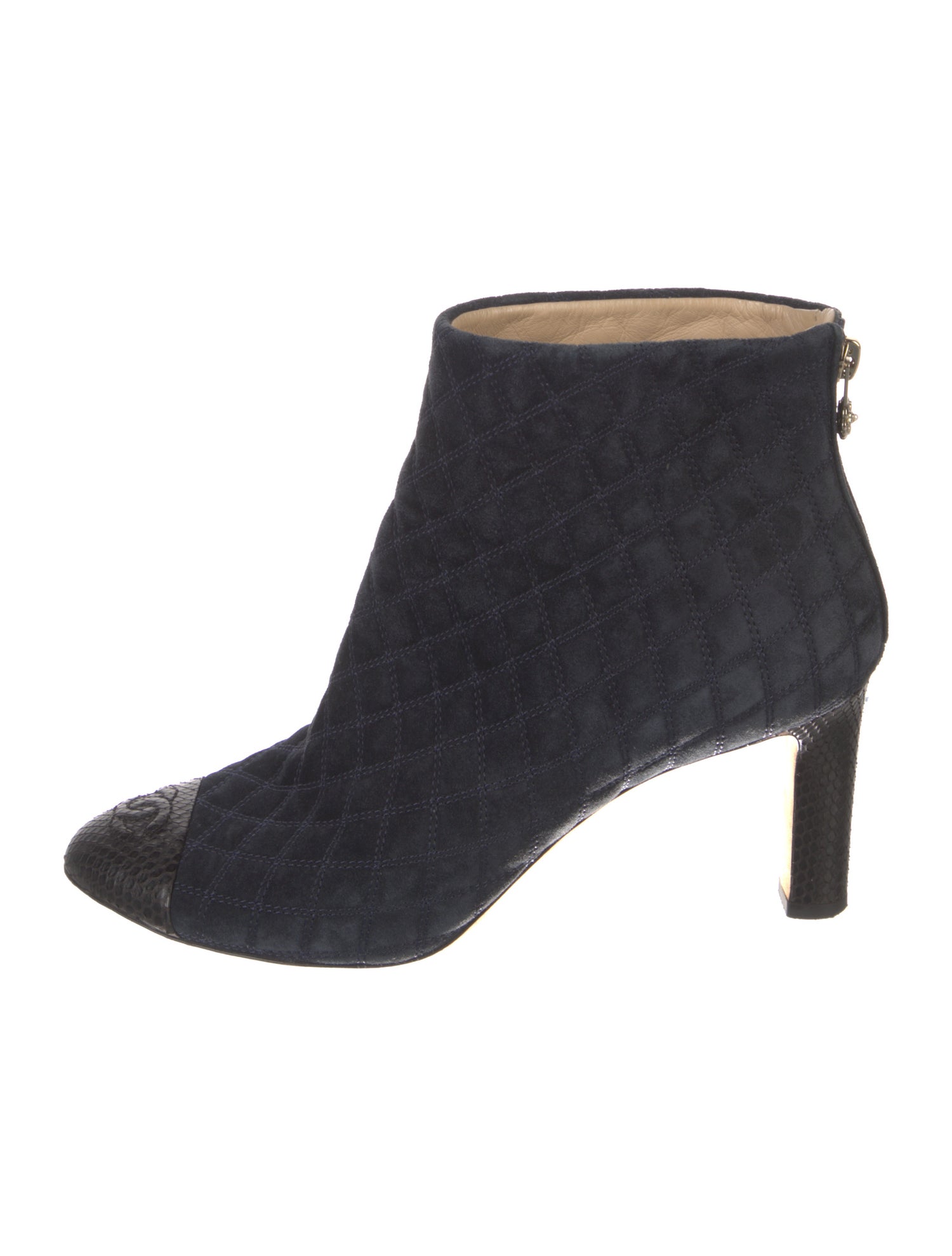 Chanel 2016 Interlocking CC Logo Boots