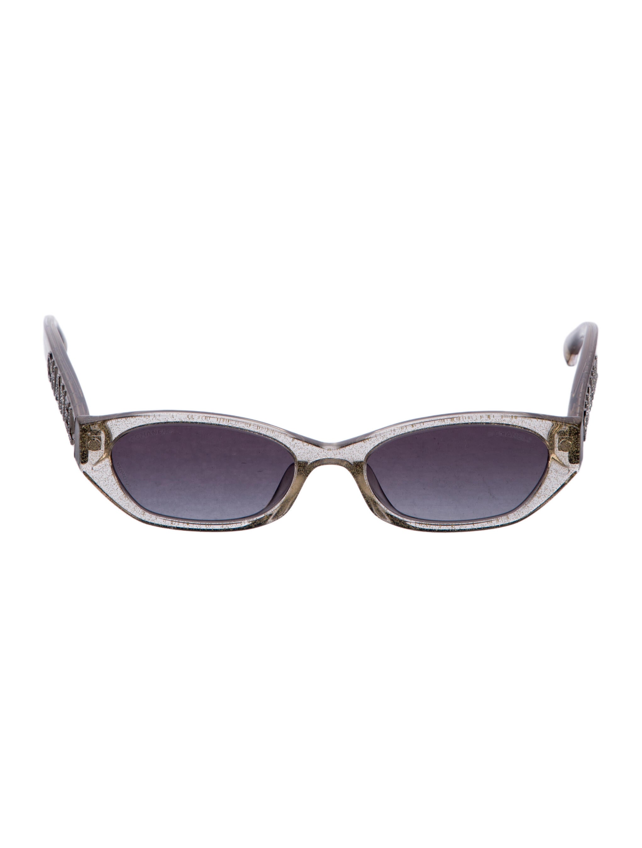 Chanel Interlocking CC Logo Cat-Eye Sunglasses