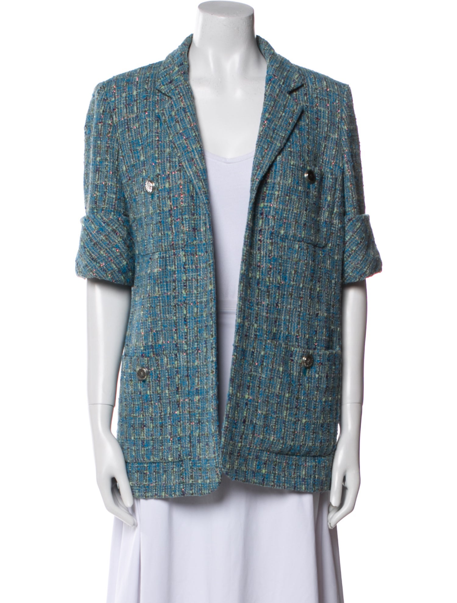 Chanel 2017 Printed Blazer