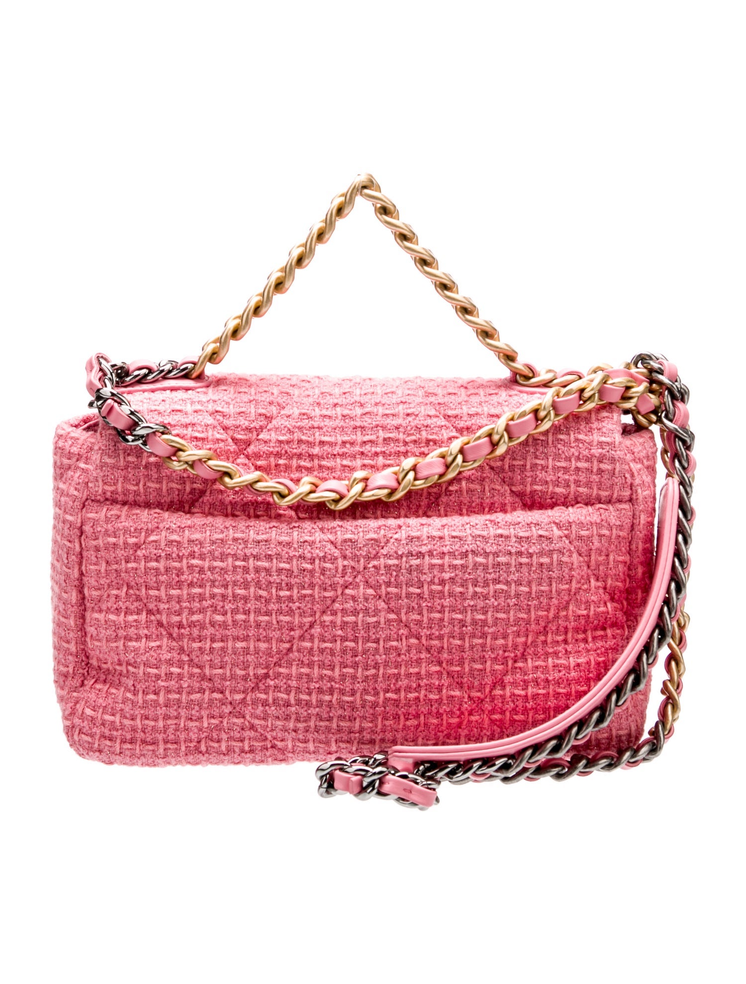 Chanel Tweed Medium 19 Flap Bag