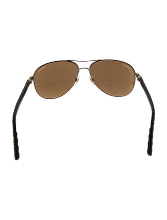 Chanel Interlocking CC Logo Aviator Sunglasses