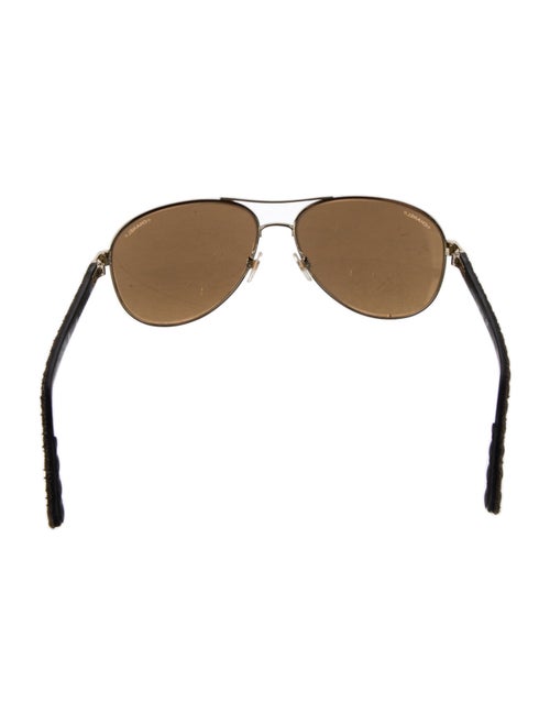 Chanel Interlocking CC Logo Aviator Sunglasses