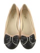 Chanel 2016 Faux Pearl Accents Ballet Flats