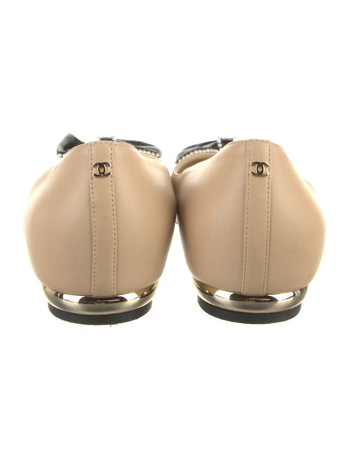 Chanel 2016 Faux Pearl Accents Ballet Flats