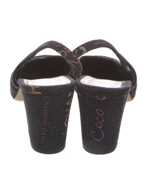 Chanel 2021-2022 Interlocking CC Logo Slingback Pumps