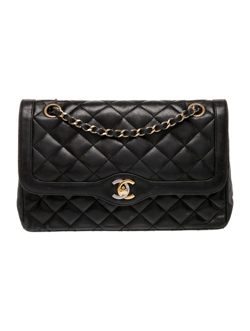 Chanel Two-Tone CC Double Flap Bag