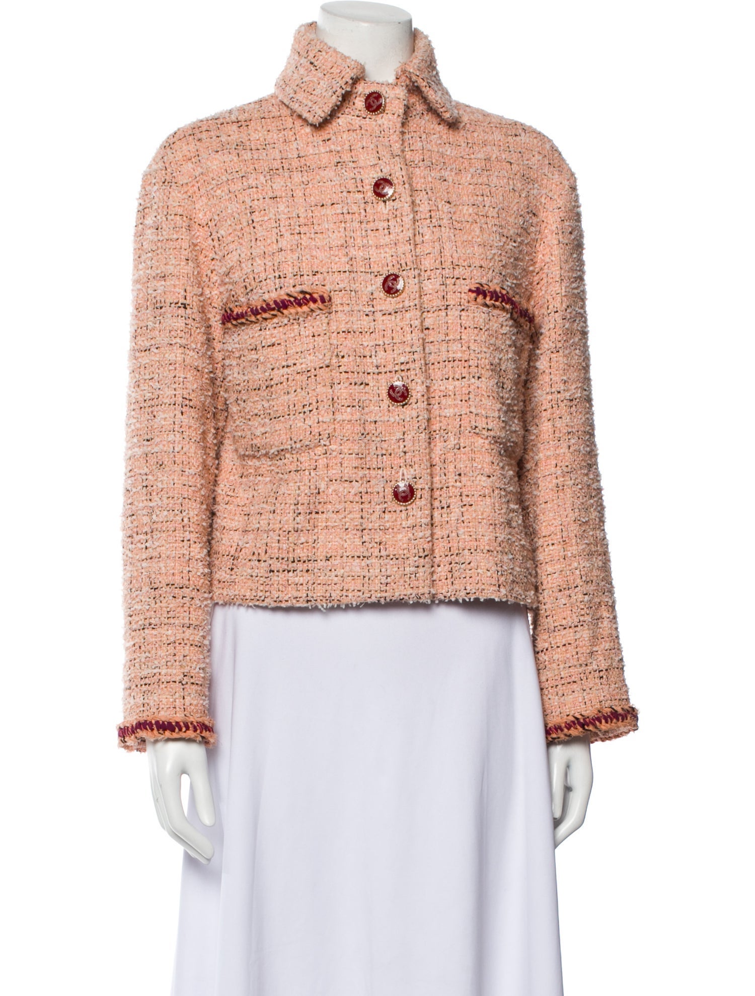Chanel 2021 Tweed Pattern Evening Jacket