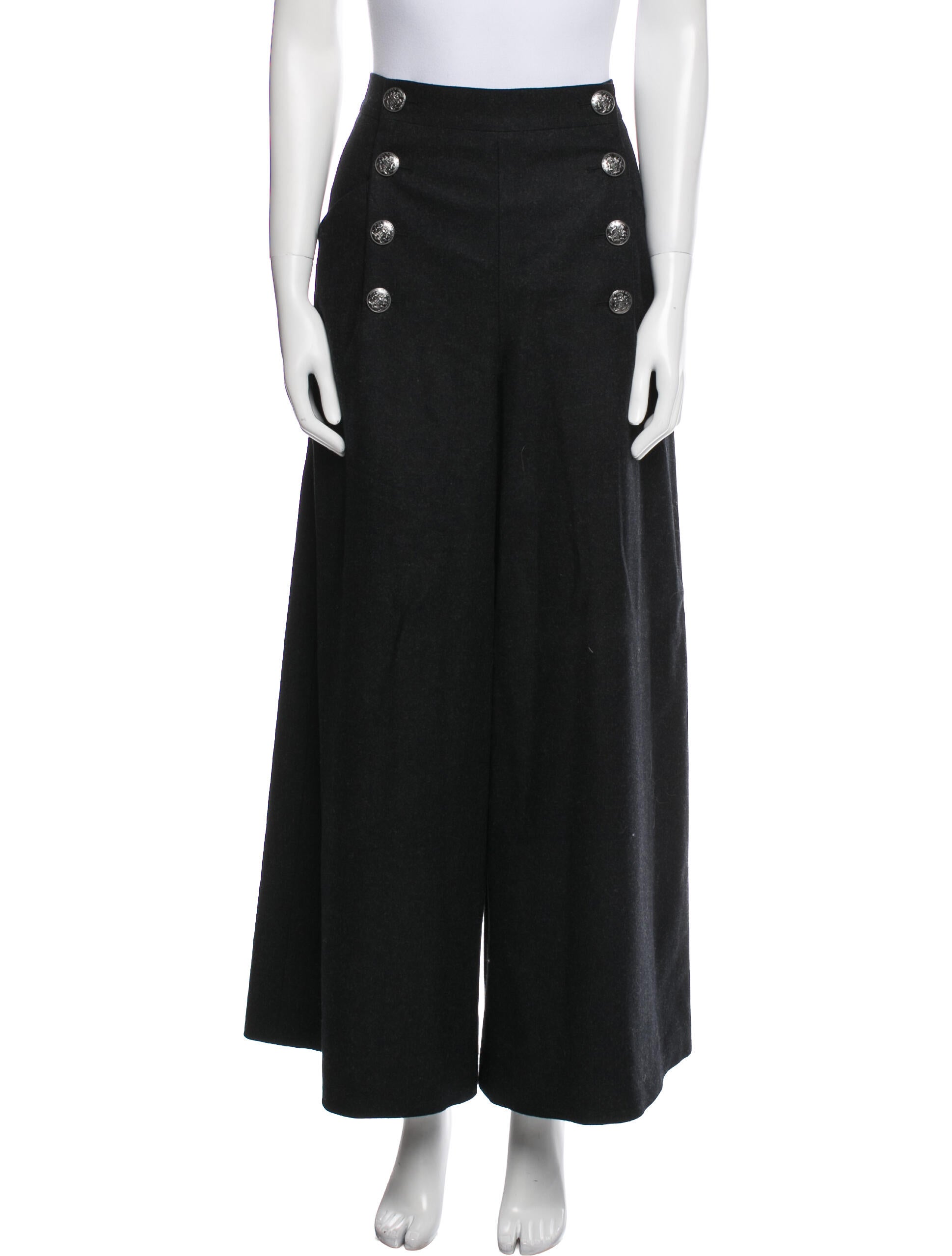 Chanel 2018 Wide Leg Pants