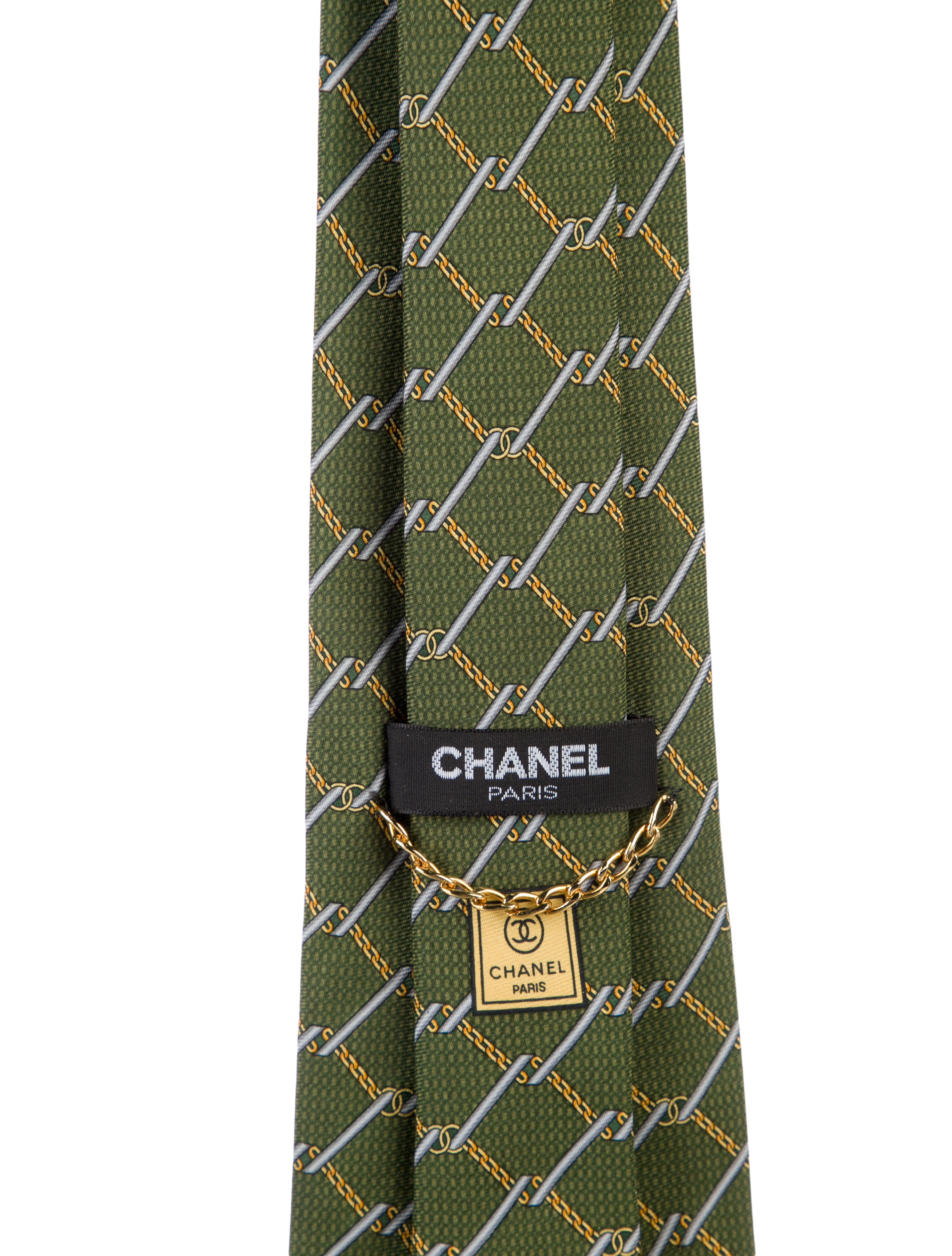 Chanel CC Silk Tie