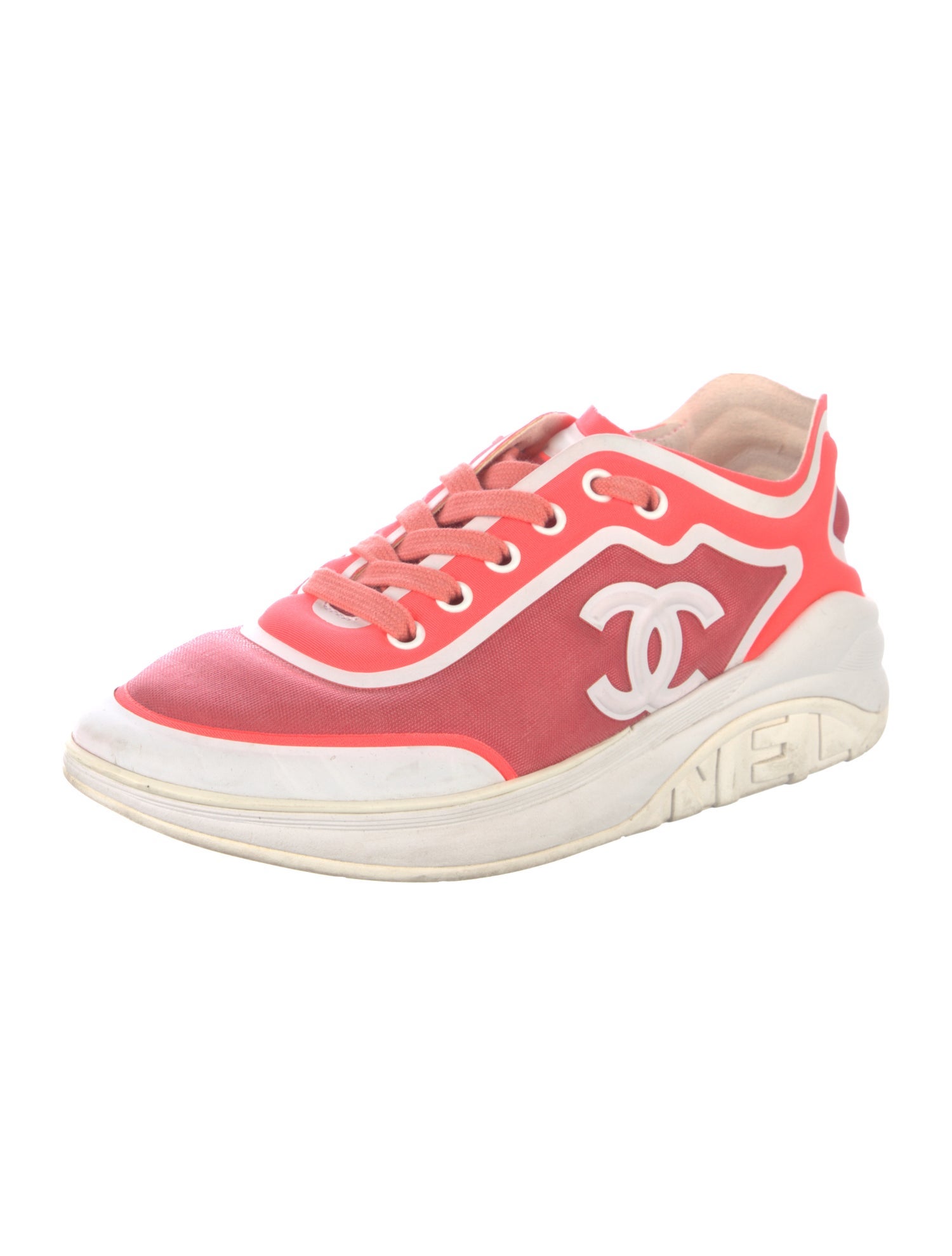Chanel Interlocking CC Logo Sneakers