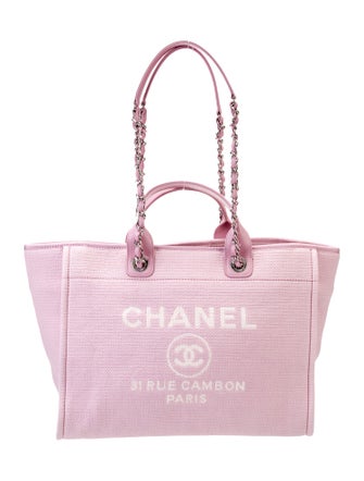 Chanel Medium Deauville Shopping Bag w/ Pouch