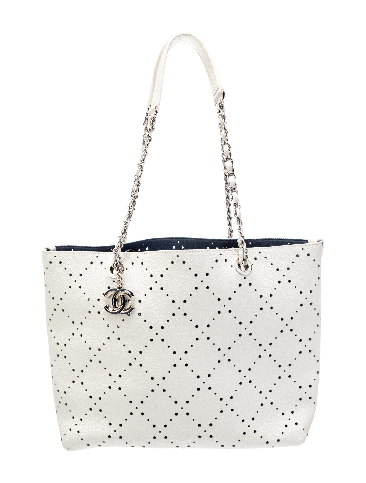 Chanel Small Perforated CC Shop Tote