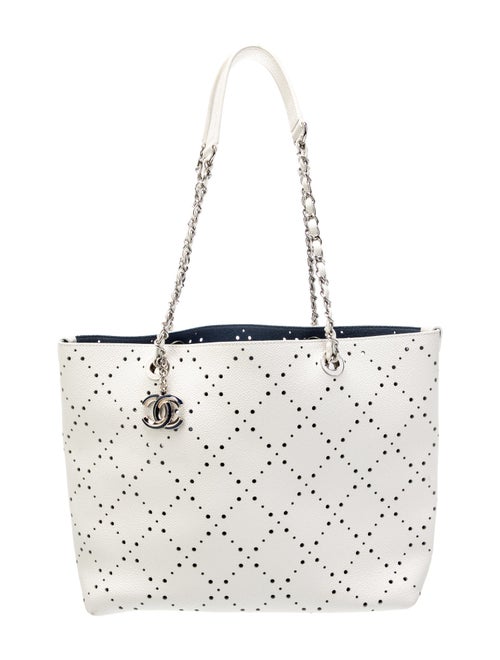 Chanel Small Perforated CC Shop Tote