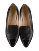 Chanel Interlocking CC Logo Leather Loafers
