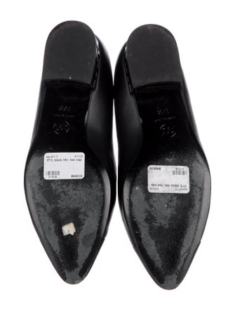 Chanel Interlocking CC Logo Leather Loafers